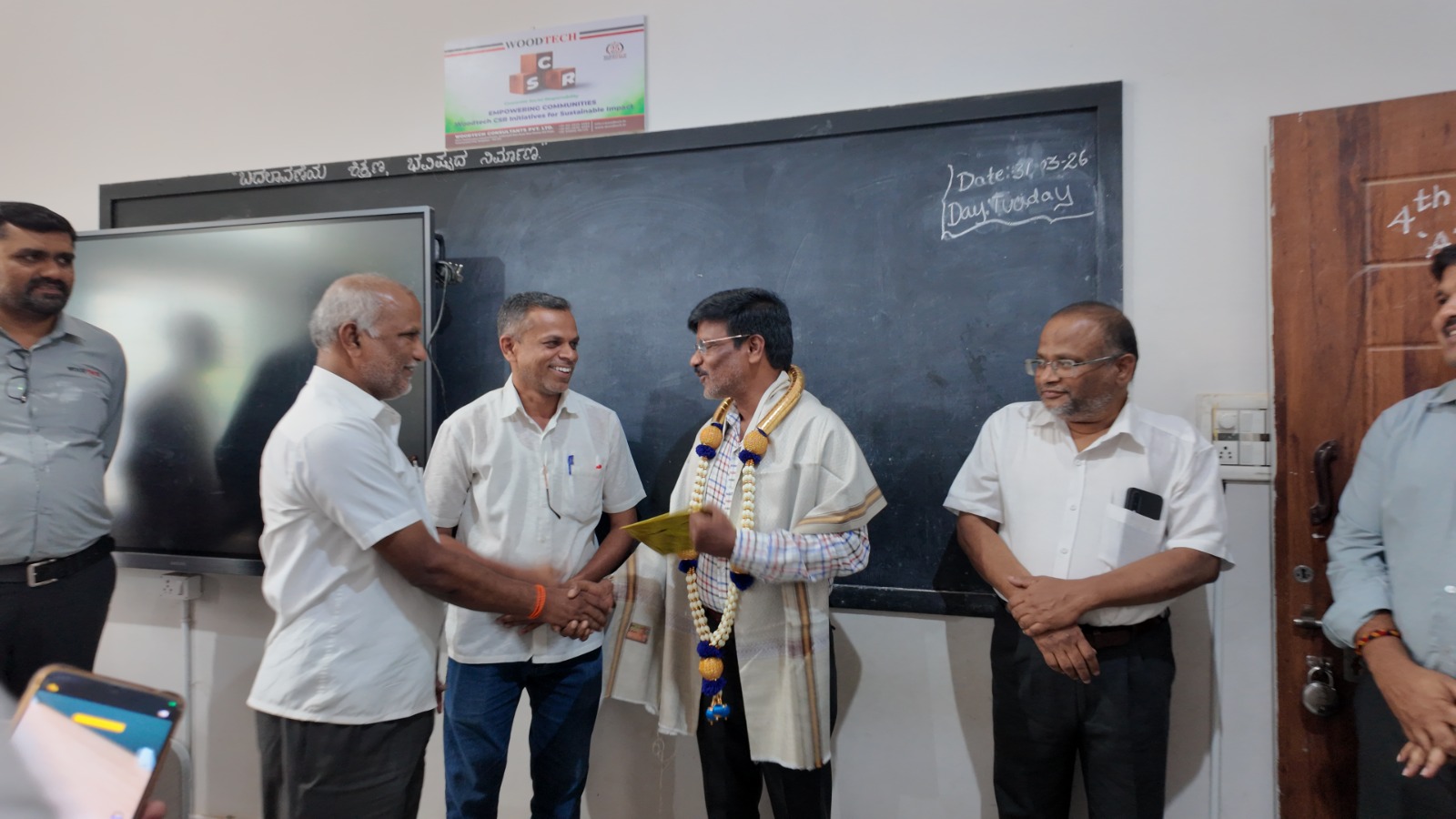 Woodtech CSR at Hegganahalli Government School