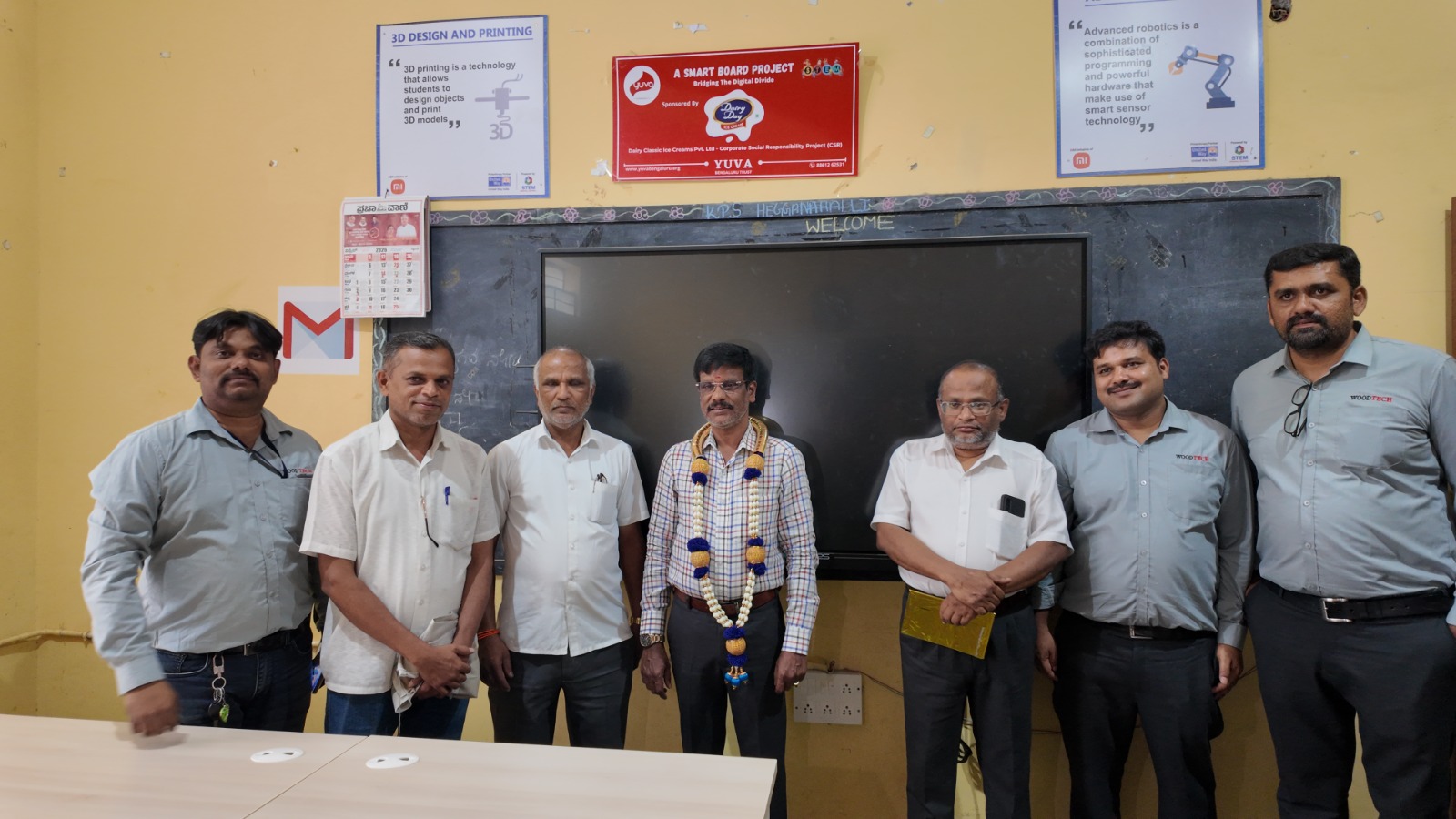 Woodtech CSR at Hegganahalli Government School