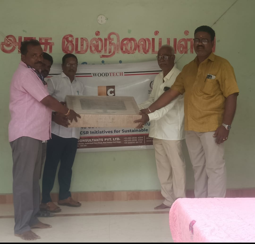 Woodtech CSR at Mailpatti Government Higher Secondary School