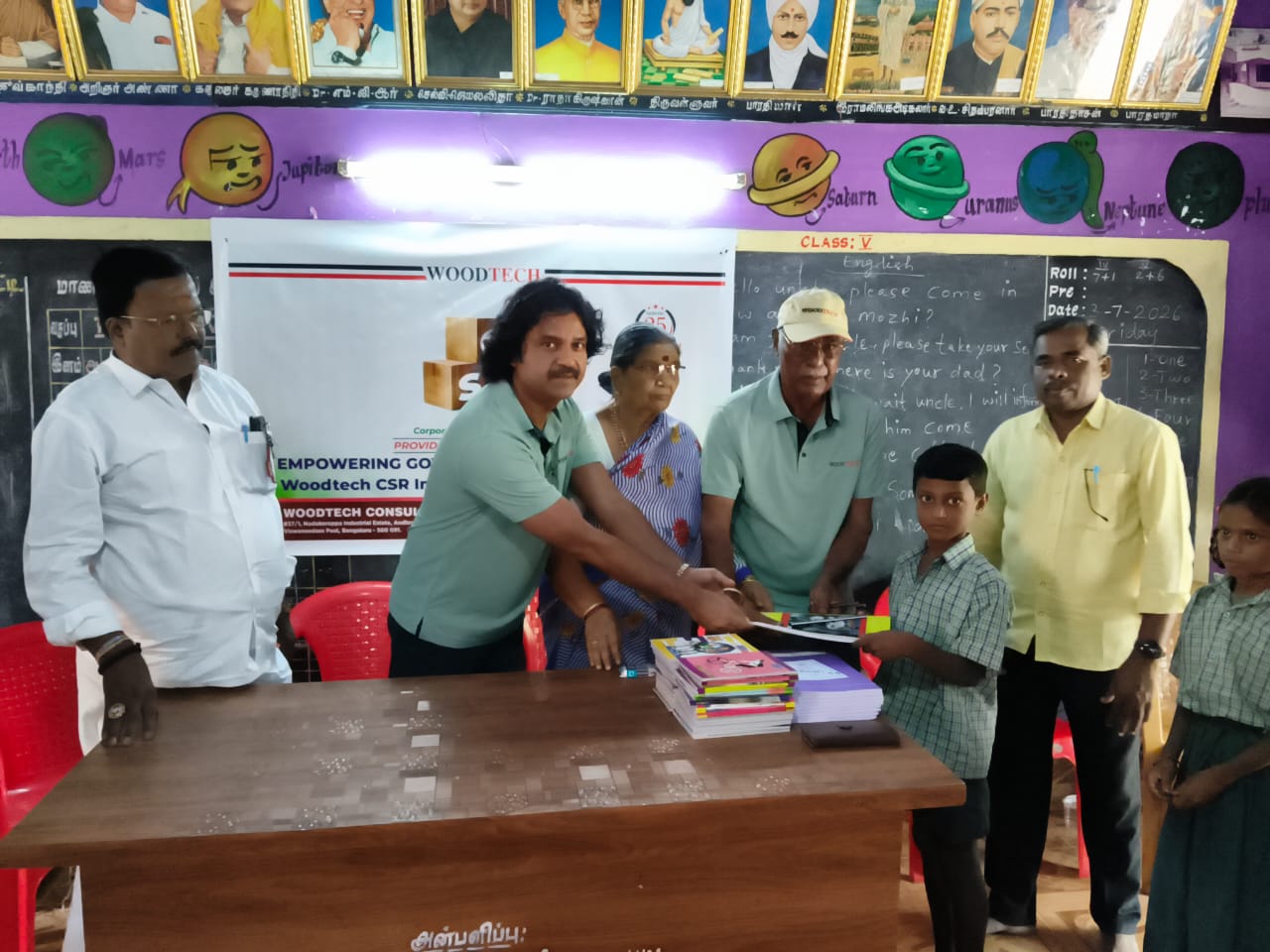 Woodtech CSR at Panchayat Union Primary School, Navithampatti
