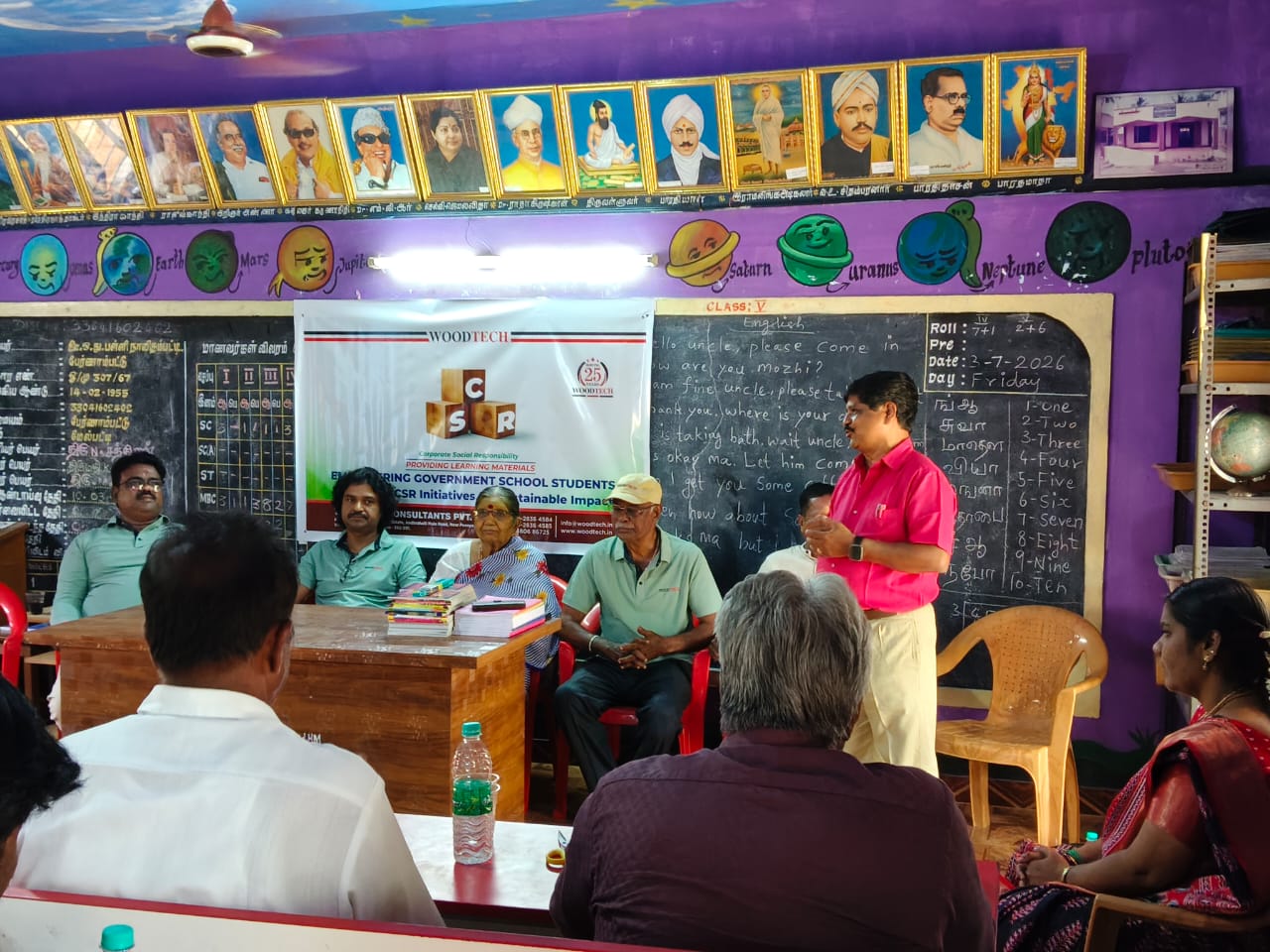 Woodtech CSR at Panchayat Union Primary School, Navithampatti